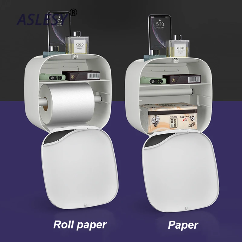 Двухслойная коробка для салфеток настенный водонепроницаемый держатель