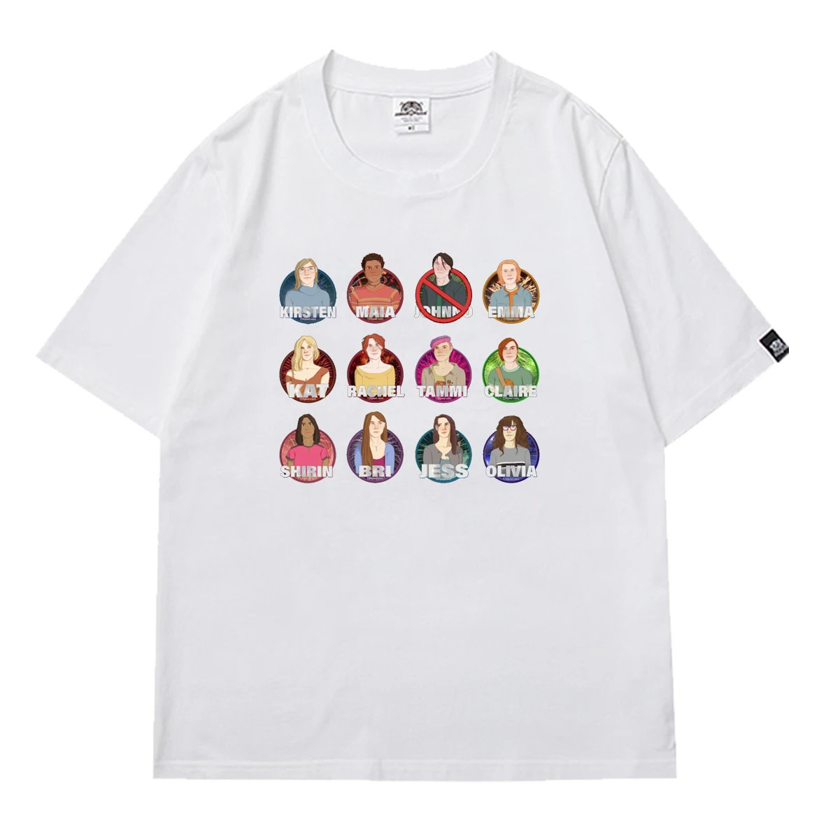 

Kawaii New Popular Men's Short-sleeved Summer Cute Pattern Round Neck T-shirt Y2k Printing Teen Unisex Casual 2021 O-neck Tops