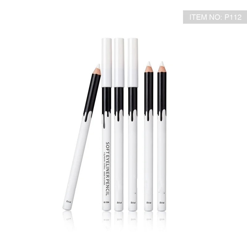 Подводка для глаз с шелкопрядом белая стойкая водостойкая |