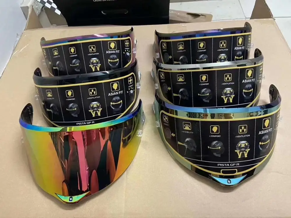 Мотоциклетный шлем анти туман Анти УФ поликарбонатный козырек модель объектива