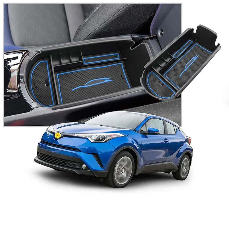 

for Toyota C-HR AX10 AX50 2017 2018 2019 2020 2021 C HR CHR Car Central Armrest Storage Box Center Console Organizer Accessories