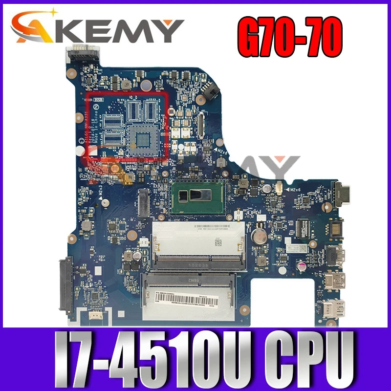 

Применимо к G70-70 ноутбук материнская плата I7-4510U номер NM-A331 FRU 5B20H01112 5B20H01111 5B20H01117