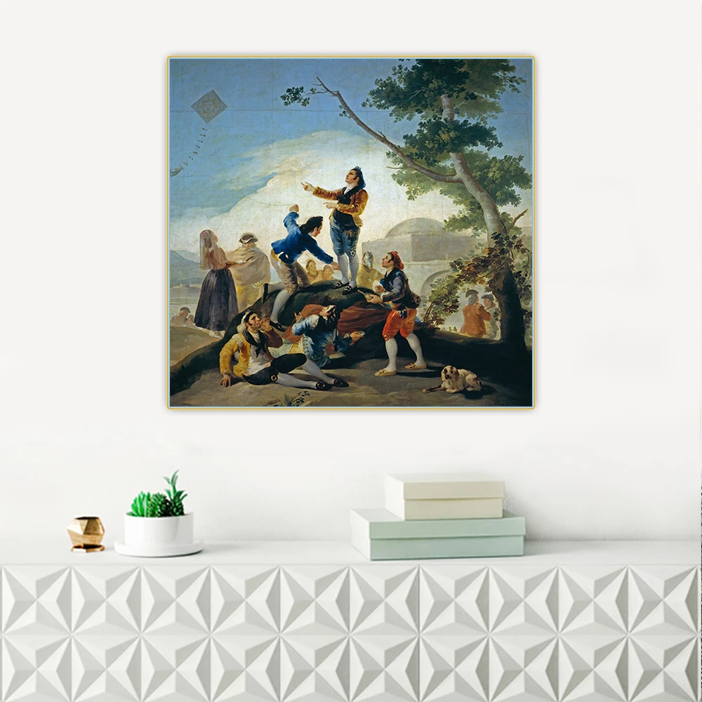 Citon Francisco Goya 》 воздушный змей холст искусство Масляная живопись всемирно