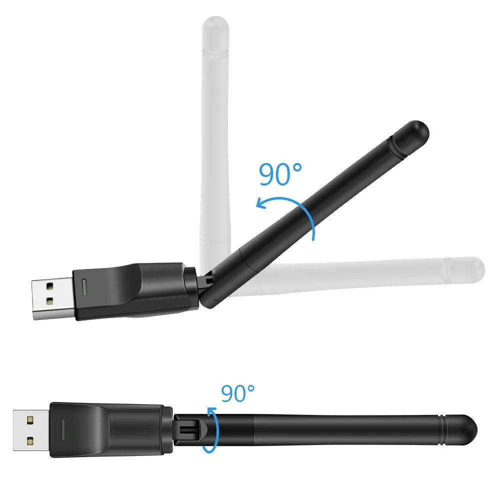 Новый Wi Fi Беспроводной сетевая карта USB 2 0 150 м 802 11 b/g/n Сетевой адаптер поворотная