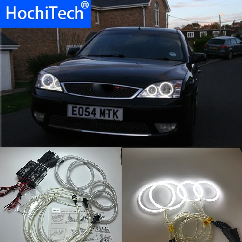 HochiTech для Ford Mondeo MK3 2001-2007 ультра яркий дневной светильник DRL CCFL ангельские глаза