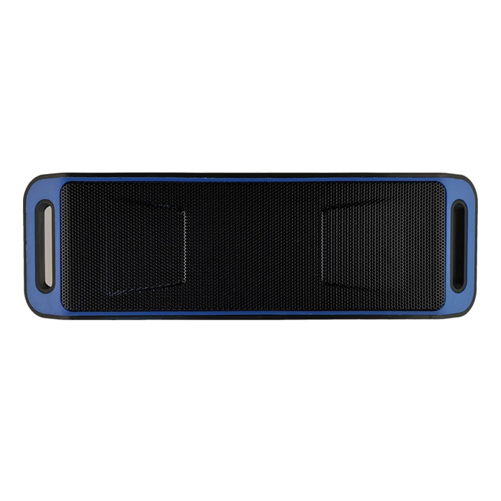 Blue Беспроводной портативный Bluetooth стерео динамик Поддержка громкой связи FM радио TF карты USB AUX игры для мобильных телефонов - Цвет: Blue