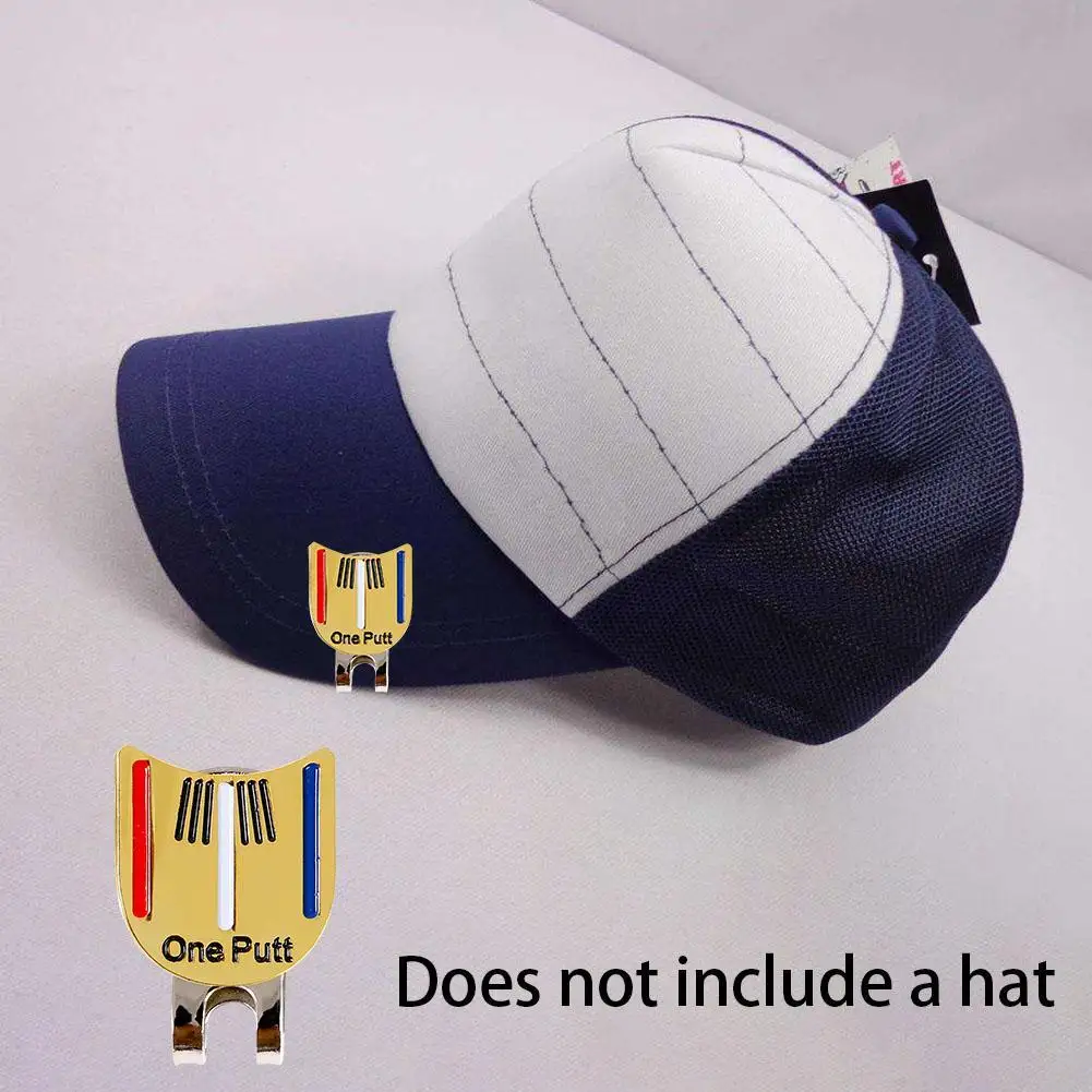 1 шт. Новый маркер для мяча гольфа со стандартным зажимом шляпы вспомогательные
