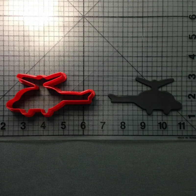 Вертолет Blimp помадка печенье резак кекс Топ торт украшение на заказ пищевой класс