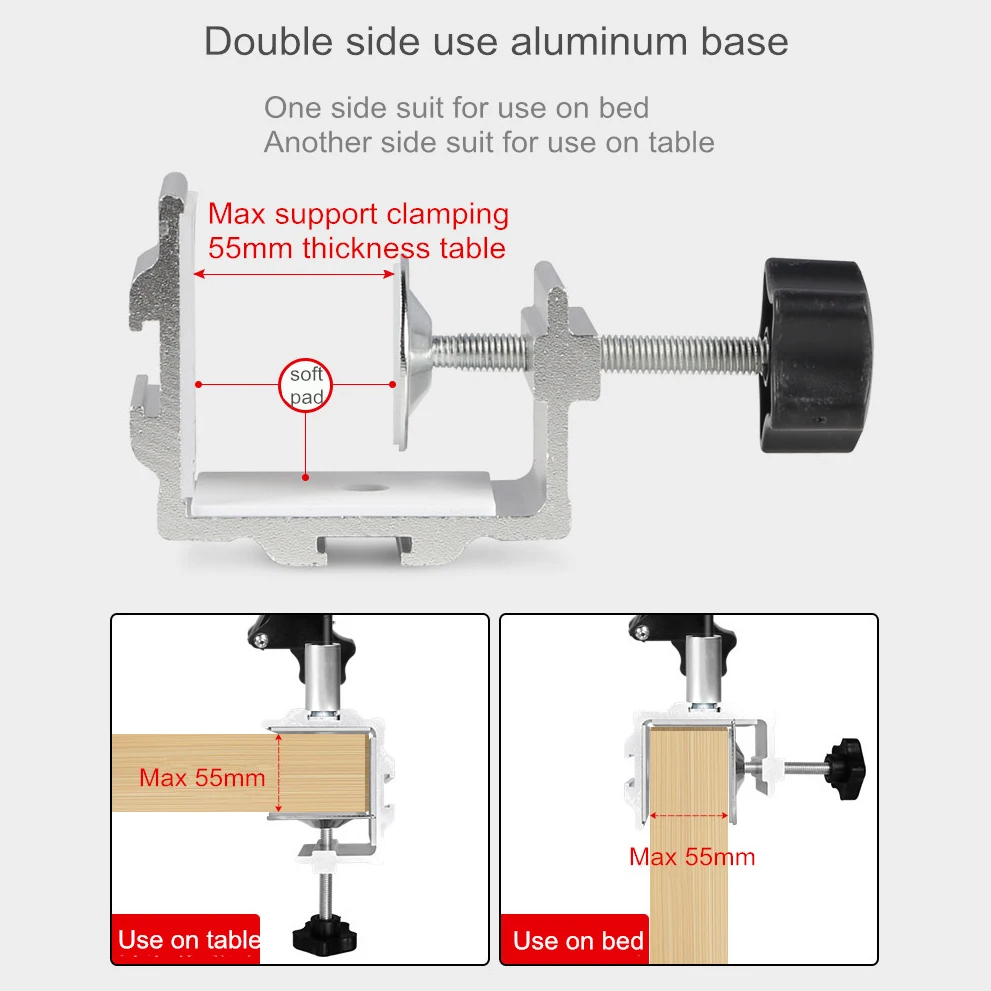 Регулируемая Кровать Подставка для планшета 110 см Универсальный вращающийся