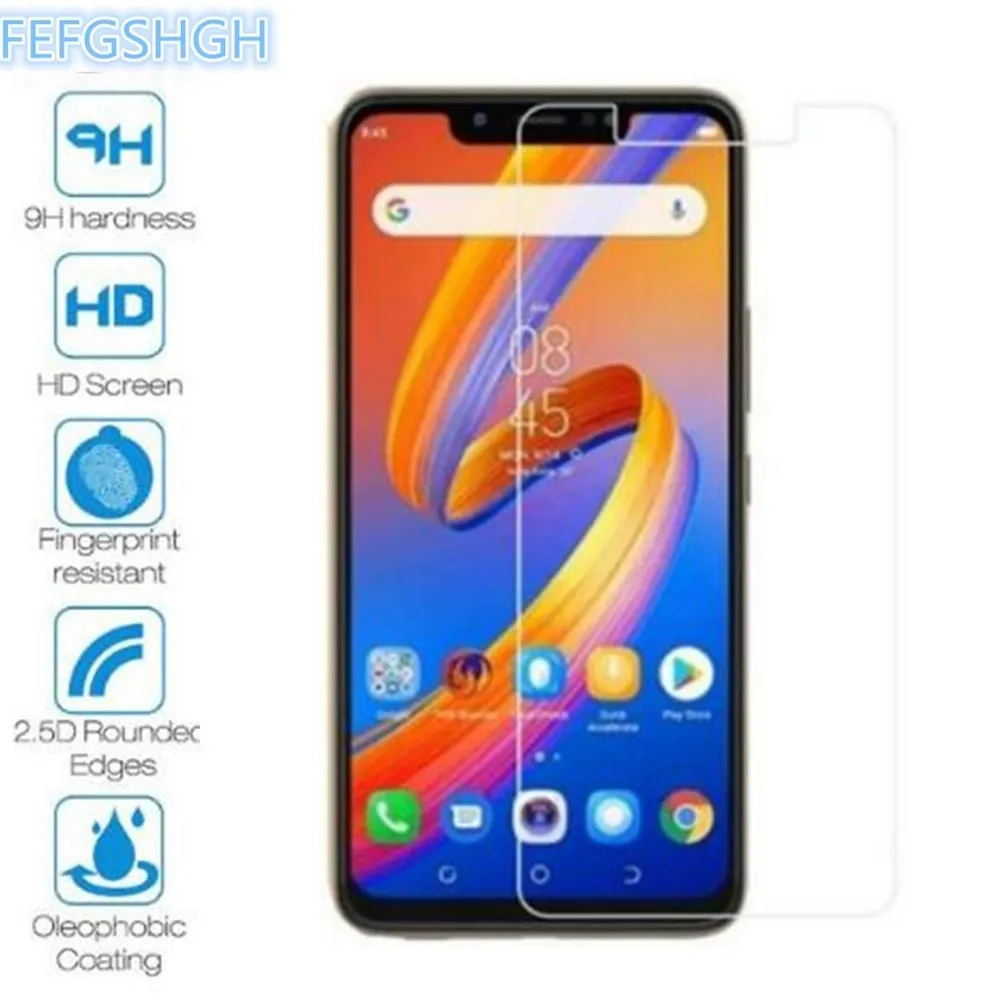 Закаленное стекло для Tecno Spark 3 16 + 2 Взрывозащищенная Защита экрана 1 Pro защитная