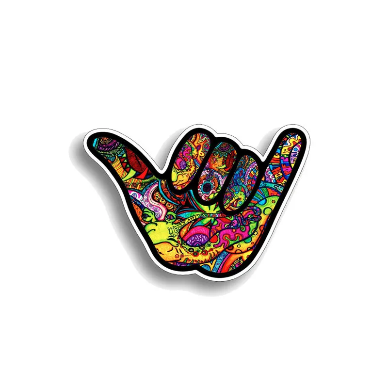 

Car Sticker, Sand Card Hanging Pine Graffiti Car Stickers Reflective Decals PVC Waterproof Sun Protection 12.7cm * 8.9cm