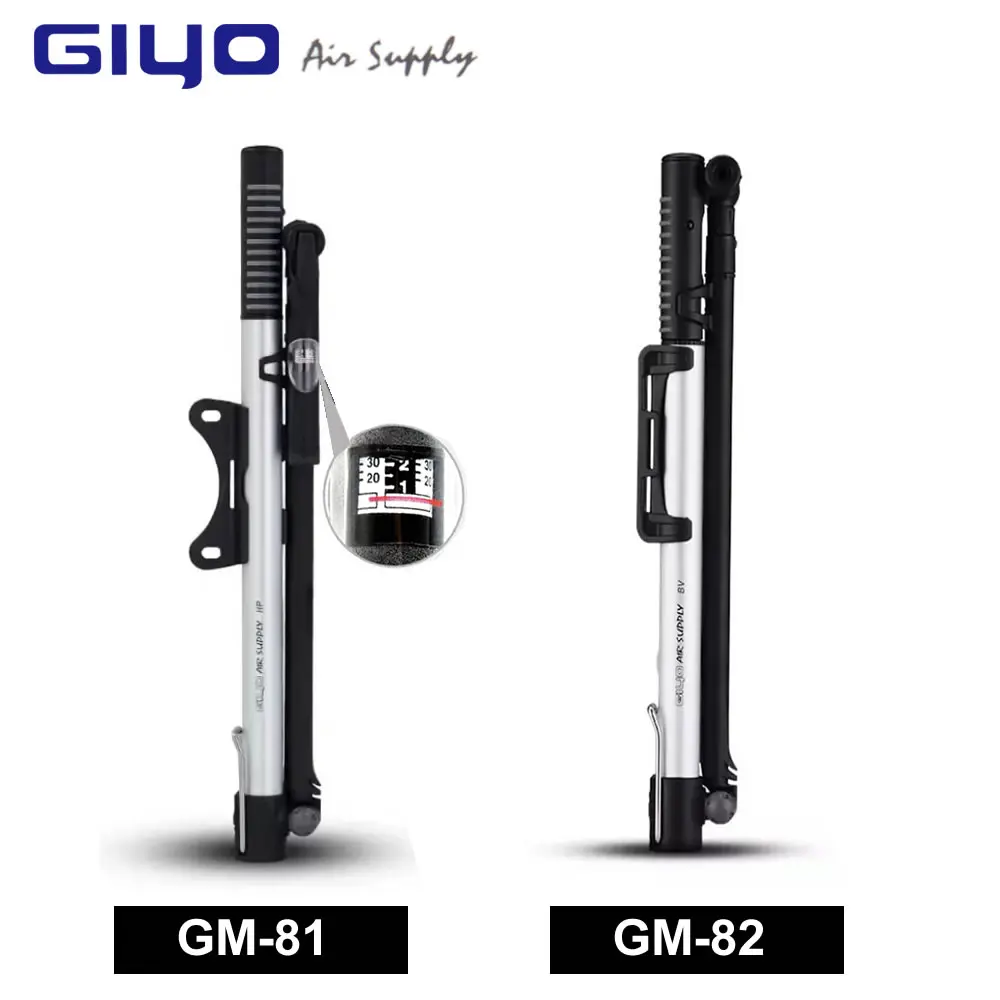 GIYO 140psi велосипед этаж насос Велосипедные насосы Шрейдер высокого Давление