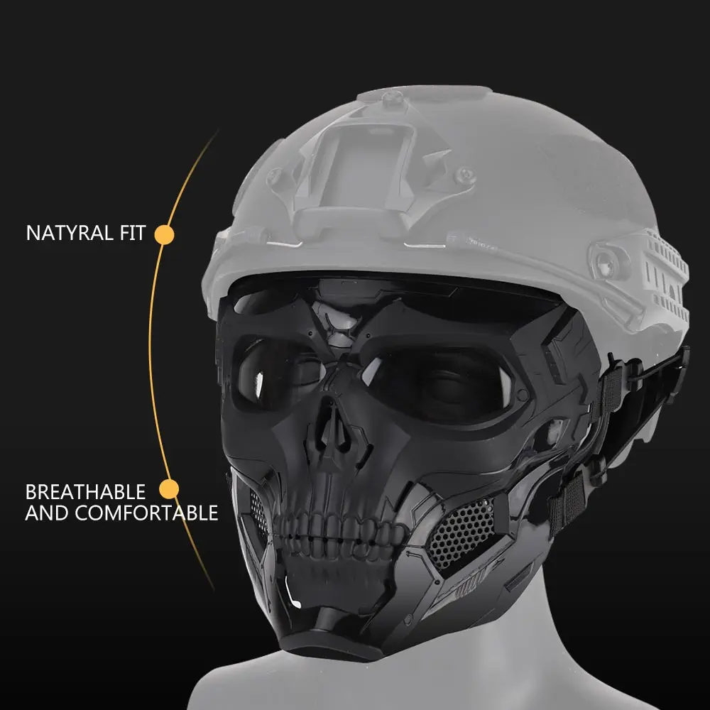 Полнолицевая маска на Хэллоуин вечеринку Охотничья активность cs-игры открытом