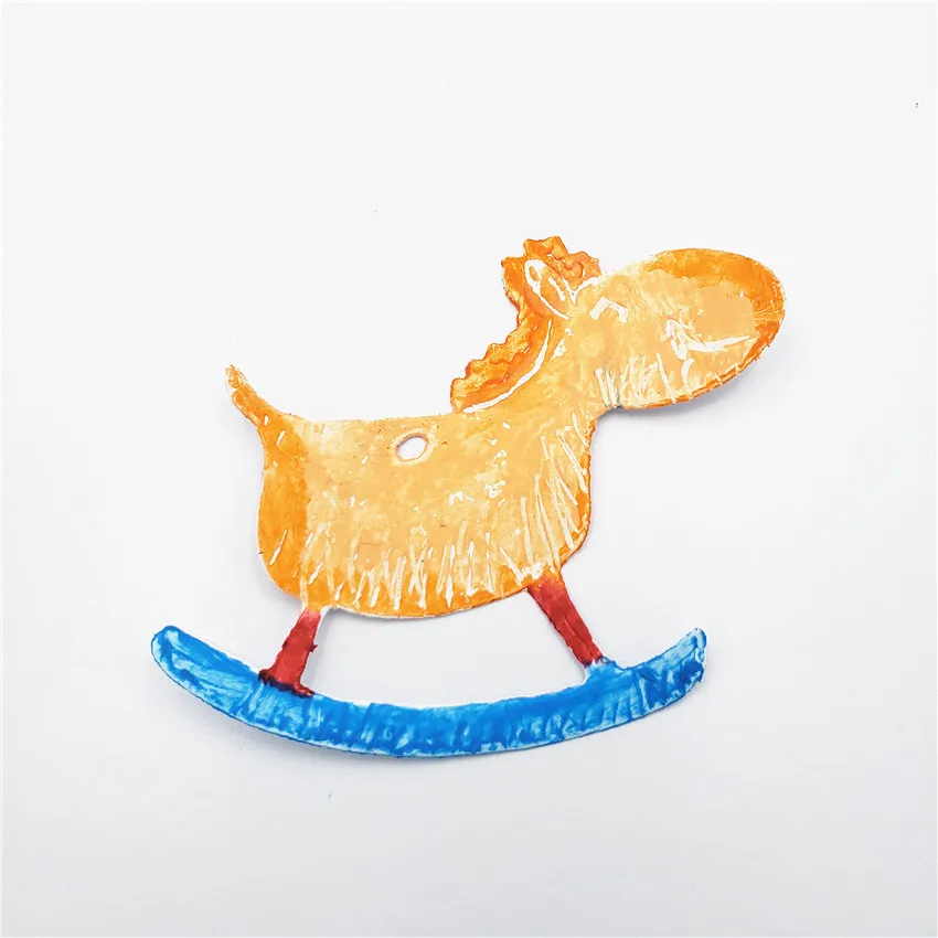 Штамп-лошадь-качалка размером 5 7x5 2 см металлические изделия высечка бумаги