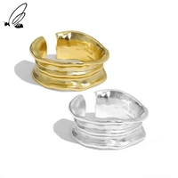 ssteel vintage rings 2021 trend sterling silver 925 irregular trendy korean ring female fine jewellery accessories for women