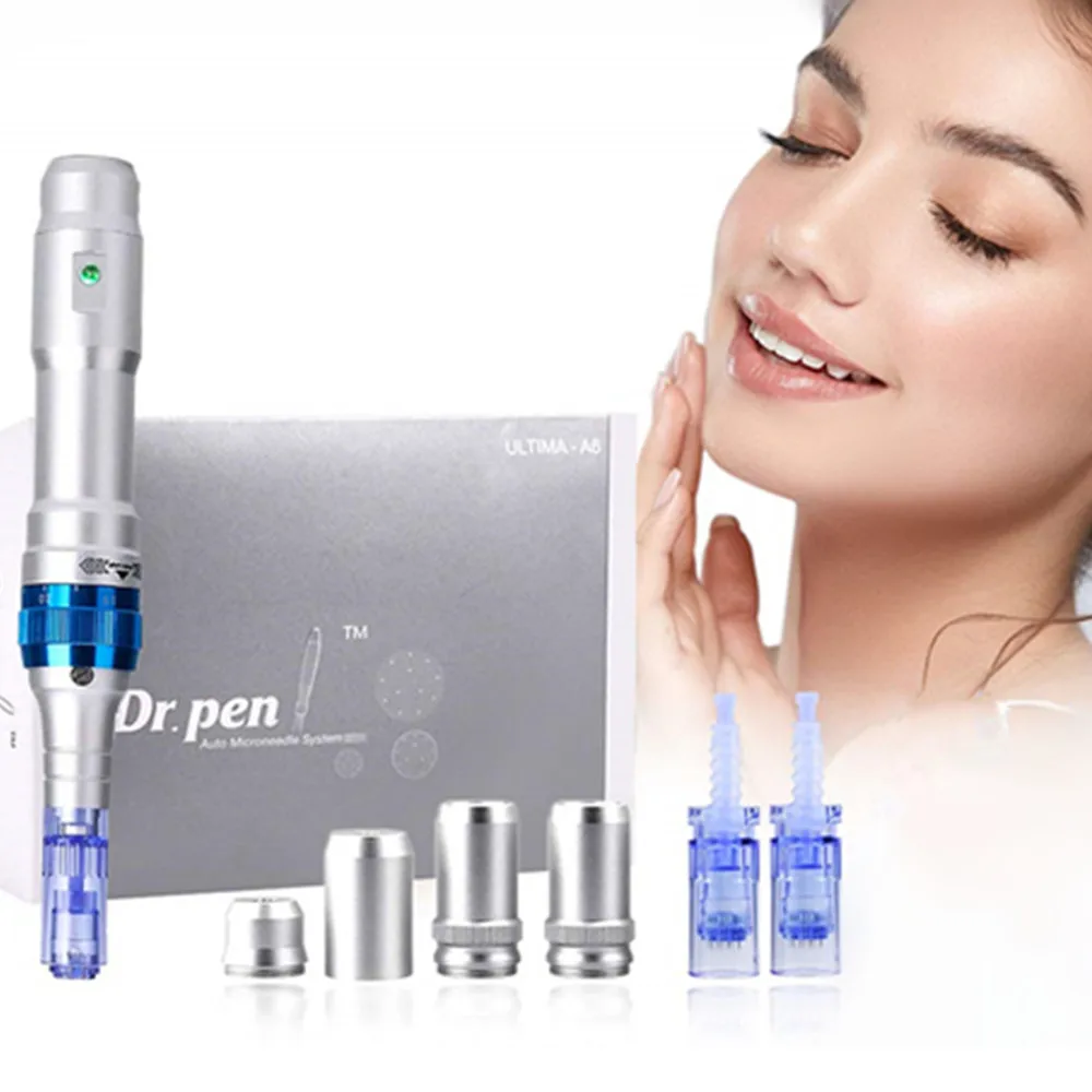 Dr. Pen Ultima A6 Wireless Professional Derma Pen Electric Skin Care Device Acne Scar Removal Skin Rejuvenation A6 Microneedle