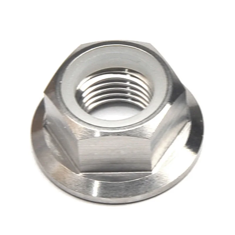 1 шт. М6 титановая Стопорная Фланцевая гайка|Гайки| |