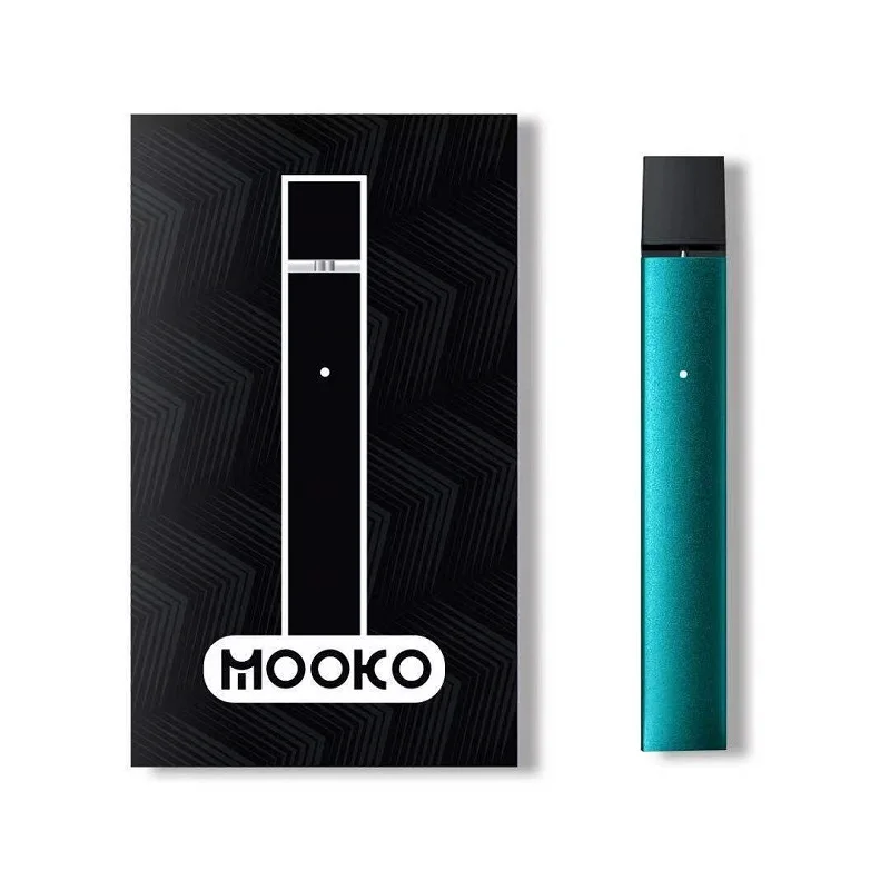 Портативный вейп карандаш MOOKO 4 цвета совместимый с juul pod светодиодный индикатор