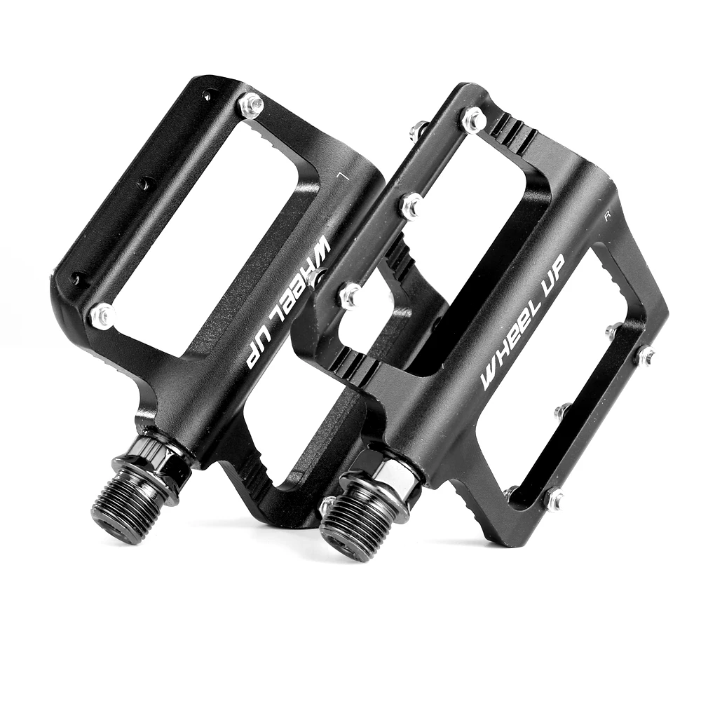 2 pcs WHEEL UP Aluminum Alloy Bearing Dead Fly Pedal Non-slip Foot Accessories Mountain Bike Bicycle Pedals Nylon Fiber | Спорт и