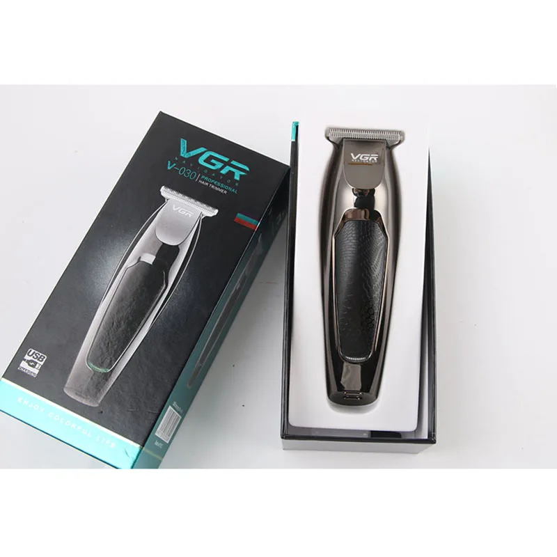 

VGR Electric Hairdresser Oil Head Electric Push Scissors Shaving Head 0 Knife Head Carving Bald Haircut Fader Wholesale V-030