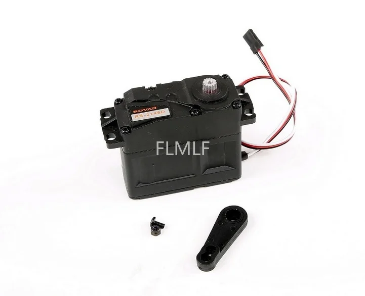 

45kg Metal Gear Plastic Shell Digital Steering Gear Servo Fit for 1/5 HPI ROVAN ROFUN KM GTB TS BAJA 5B