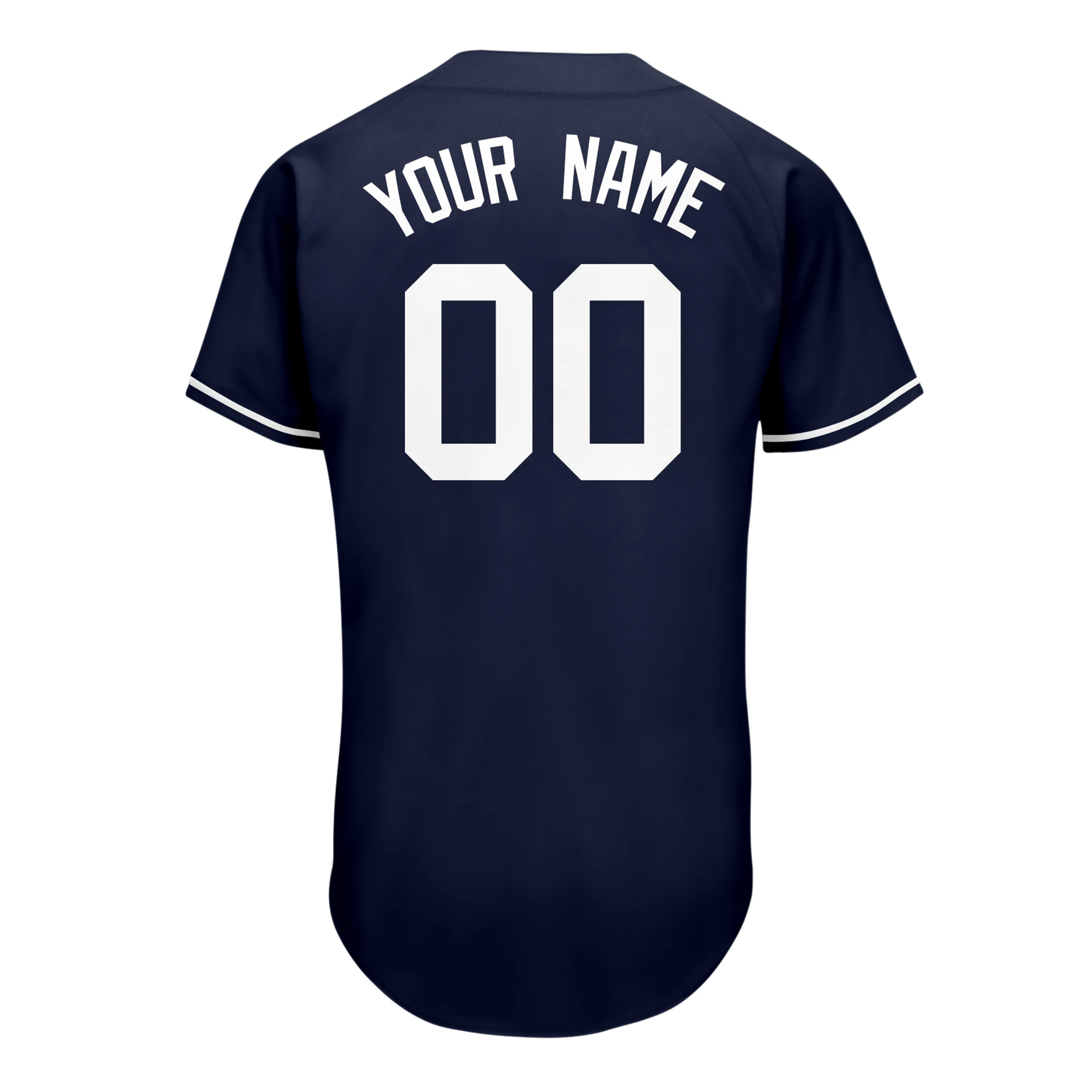 Custom New Button Baseball Jersey Sublimation Design Sewing Name Number Suitable Men/Kid Outdoor Game Training Sport Shirt