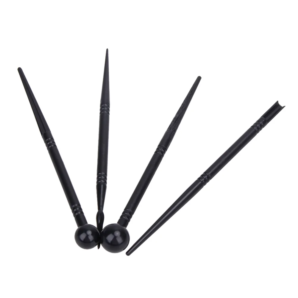 4 шт./компл. полезные формы резной ручки гаджеты простой цветочным принтом в стиле