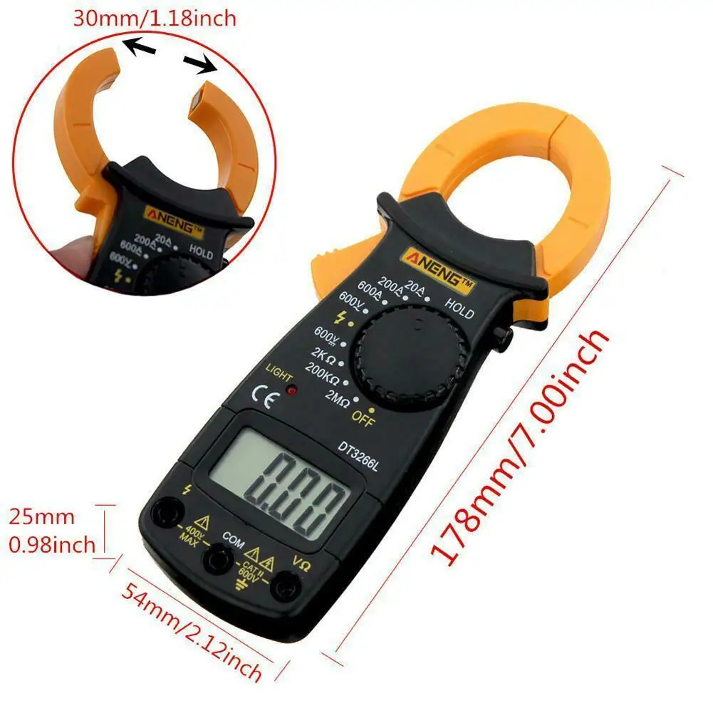 

DT3266L Digital Clamp Meter Multimeter Digital SUN L4L8