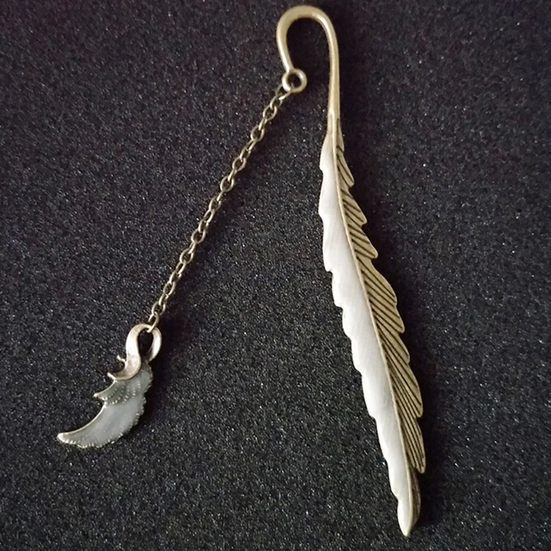 1 шт. святящийся ночью крыло наклейка закладка для чтения чайник перо книга