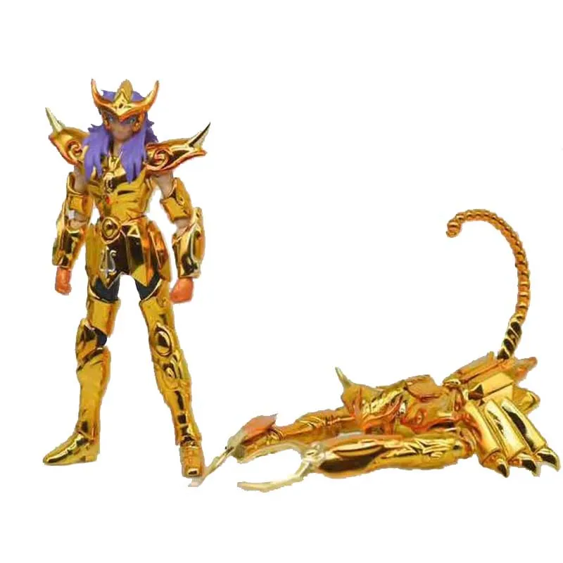 

Model Mini DDP Gold Saint Milo Scorpio With Object 10cm Metal Armor Action Figure Toy D.D.P Size