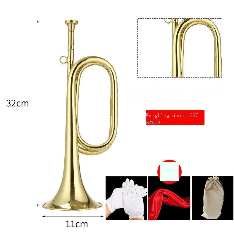 Musical Tube Music Instrument Profesional Trumpeter Professional Bugle Trompette Corneta Trompet Trompeta Bocal Trompete Trumpet enlarge