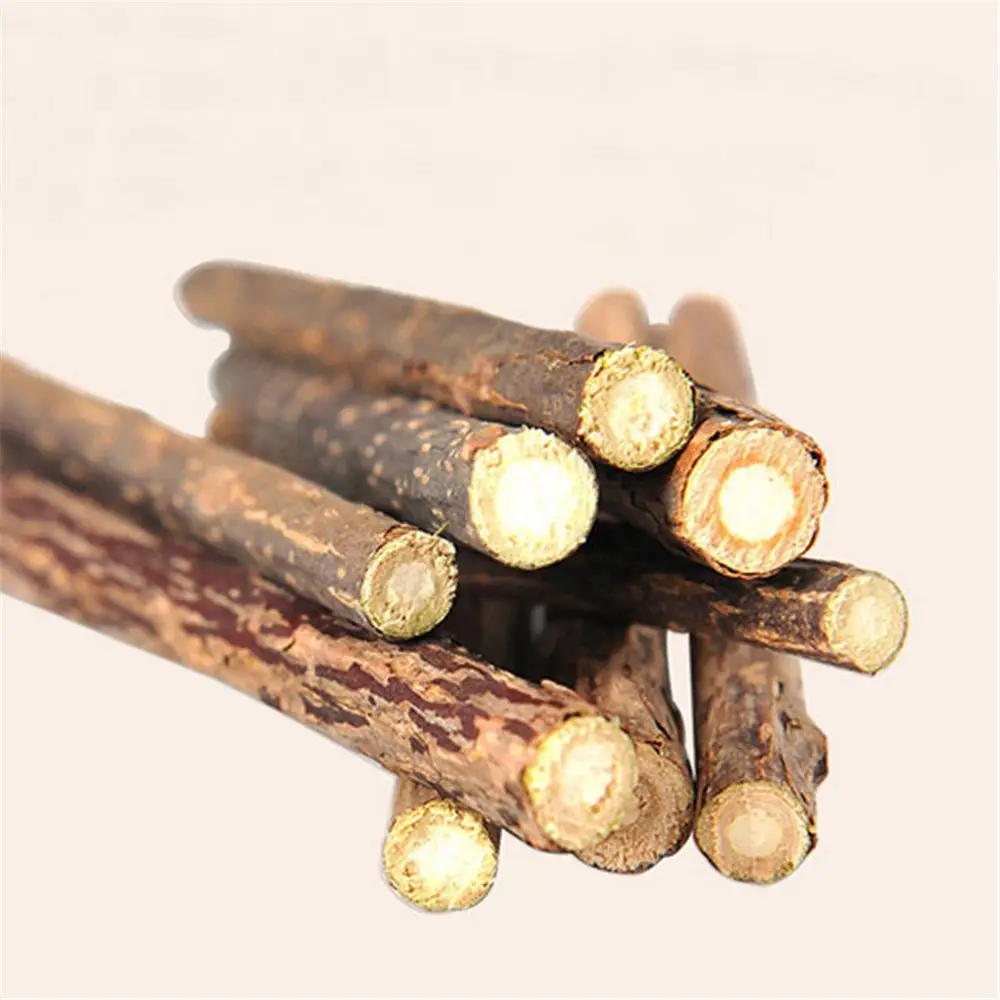 Hot 5Pcs/1Bag Pet Playing Small Pets Rabbit Hamster Guinea Pig Parrot Toys Chew Toy Wood Sticks Twigs Cleaning Teeth | Дом и сад