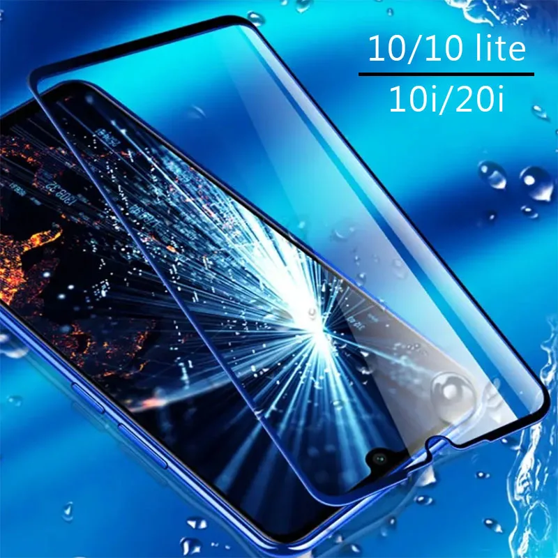 Чехол для honor 10i 20i закаленное стекло huawei 10 lite Защитная пленка экрана телефона coque