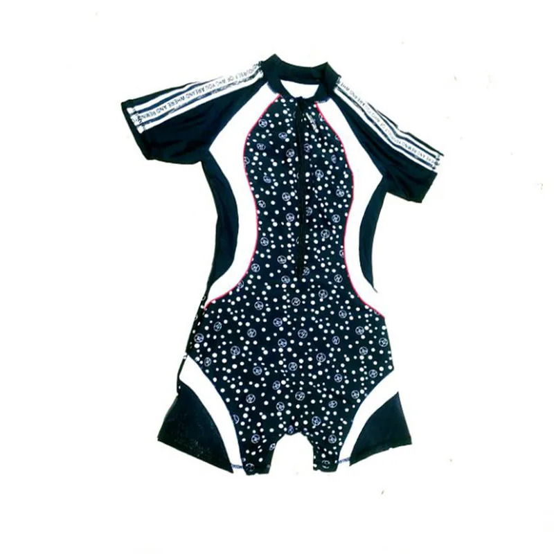 Женский спортивный топ цельный купальник одежда для серфинга боди с короткими