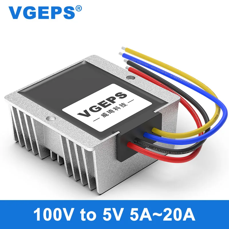 

Isolated 60V72V84V96V100V to 5V power converter 50-120V to 5V DC voltage regulator module