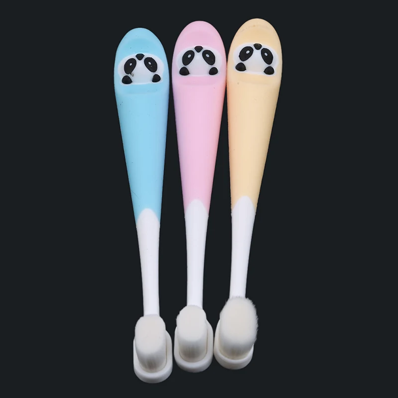 Детская зубная щетка с мягкой щетиной мультяшной пандой