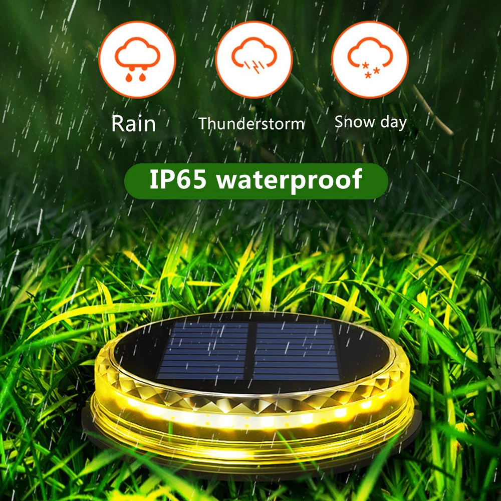 

Outdoor Solar Lights For Garden Decor Ground Lawn Yard Buried Solar Light IP65 Waterproof PathWay Floor Under Ground Spot Lamp