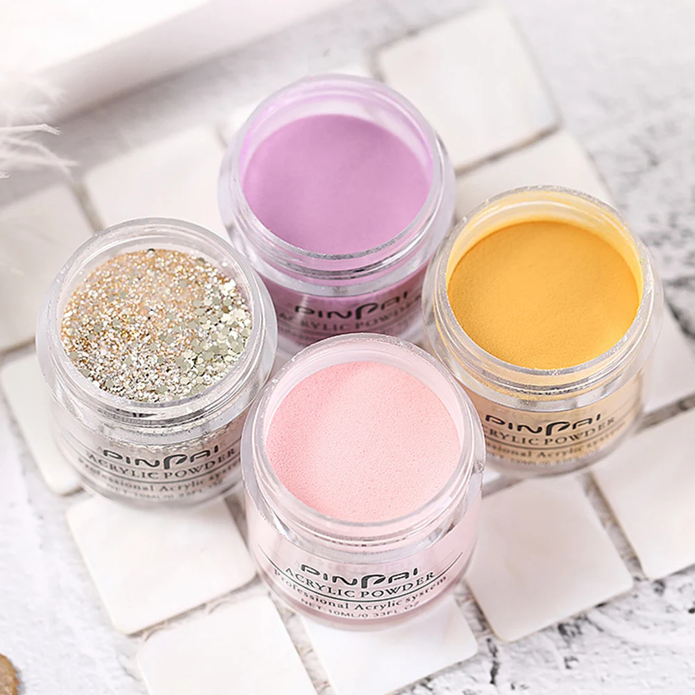 Nail Art Crystal Powder Four-in-One French Infiltration Can Extend Diamond Carved Nails Glitter 14 Colors |