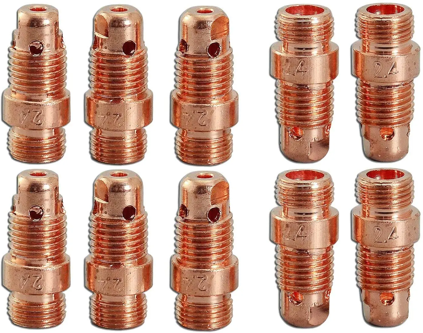 

TIG Stubby Collet Bodies Assorted Size Kit 17CB20 For PTA DB SR WP 17 18 26 TIG Welding Torch 10pk