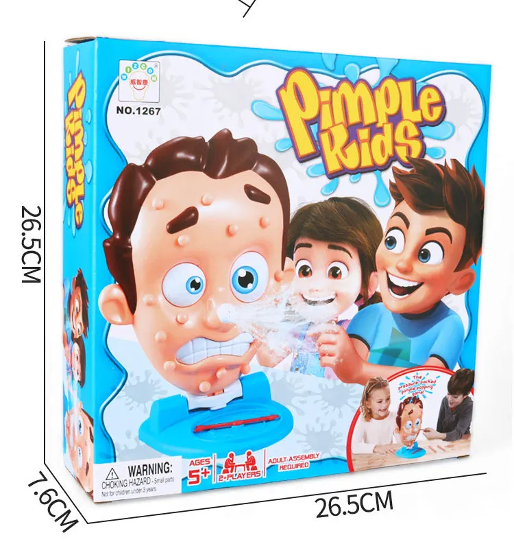 Забавные игрушки Squeeze Acne Toy Popping Puple Pete для родителей и детей, настольные игры, спрей для воды, новинка, приколы, забавные детские игрушки, подарок