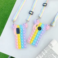 funny cute mouse lanyard rainbow case for mate 30 40 pro soft silicone tpu touch skin cover for p30 40 pro nova 5 6 7 pro 8 se