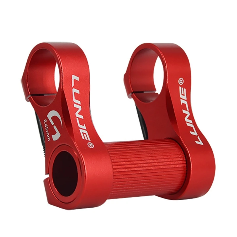 

Bicycle Handlebar Extension, Adjustable Dual Stem, Bmx Bicycle Folding Stem Riser Bike Handlebar Stem Extender