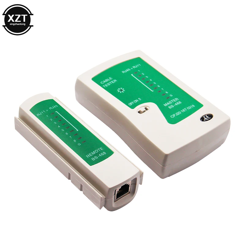 Оптовая Продажа rj45 тестер RJ11 RJ12 CAT5e Cat6 UTP NS 468 сетевой LAN Кабельный инструмент