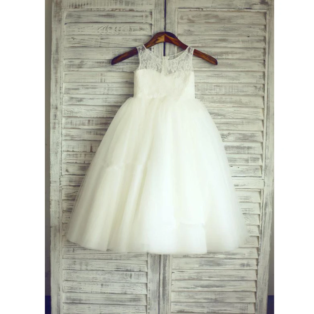

2020 Hot CHeap High Quality Girls Dress Princess Dress Childrens Wear Party Veil Girl Wedding Flower Baby Girls Flower Girl Dres