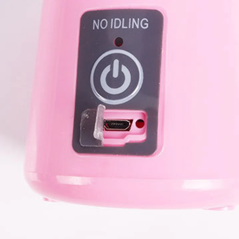 380 мл Usb Перезаряжаемый блендер миксер 2 лезвия соковыжималка Бутылка Чашка сок