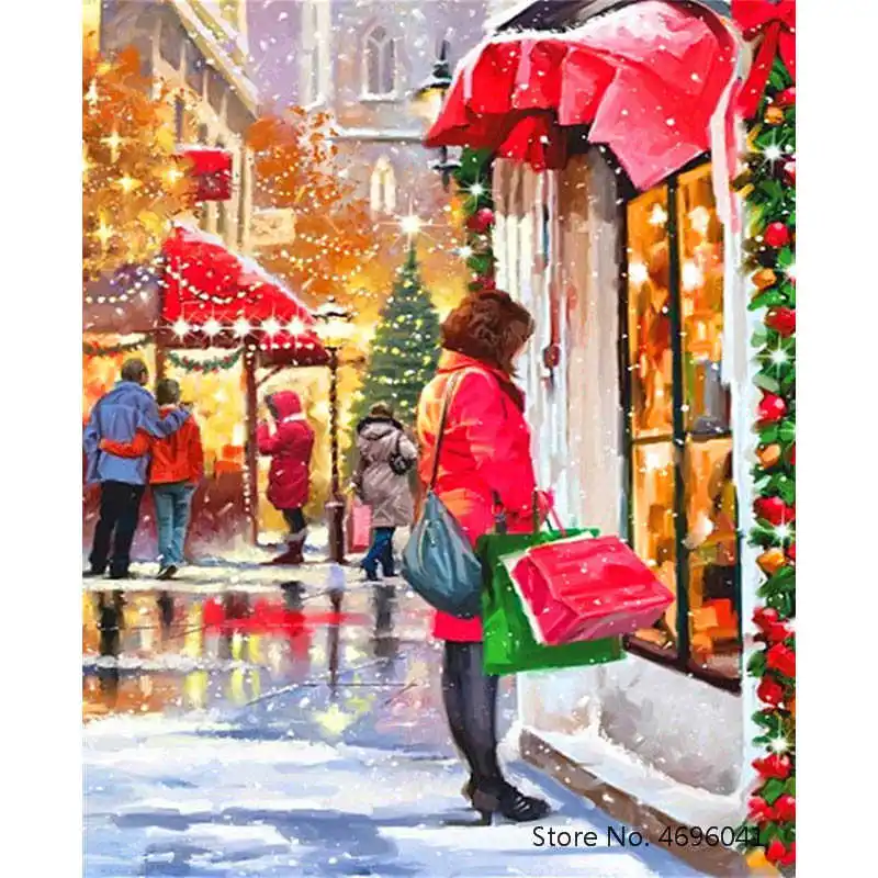 Картина по номерам рамки Раскраска домашний декор картины Рисунок Живопись