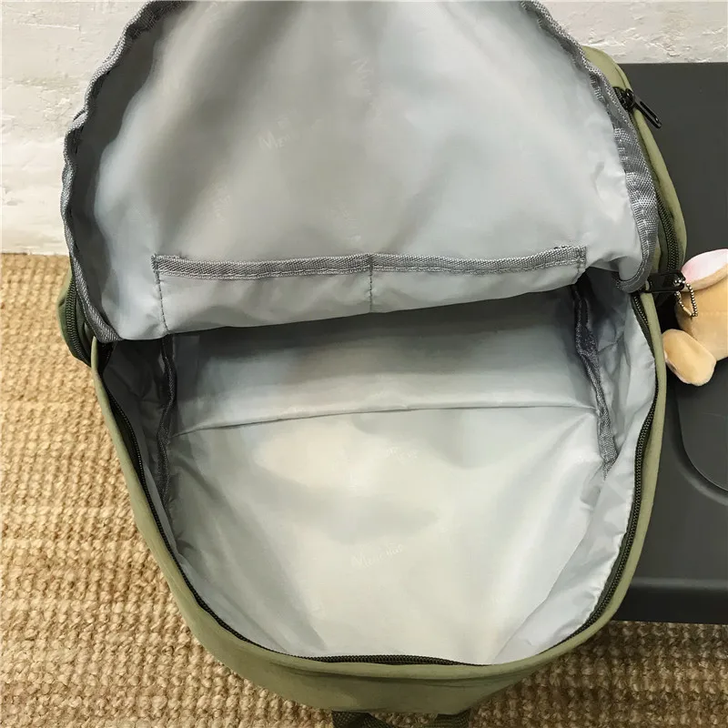 

JULYCCINO Backpacks for Women Schoolbags Knapsack Large Capacity Travel Bags Solid Color For Teenager Bookbags Mochila Feminina