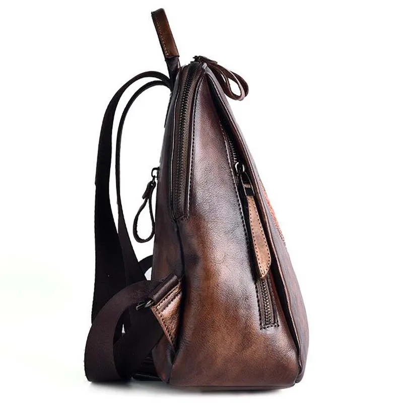 Женский кожаный рюкзак, винтажный рельефный рюкзак Mochila Feminina, повседневный женский рюкзак, женская сумка на плечо, рюкзак для путешествий
