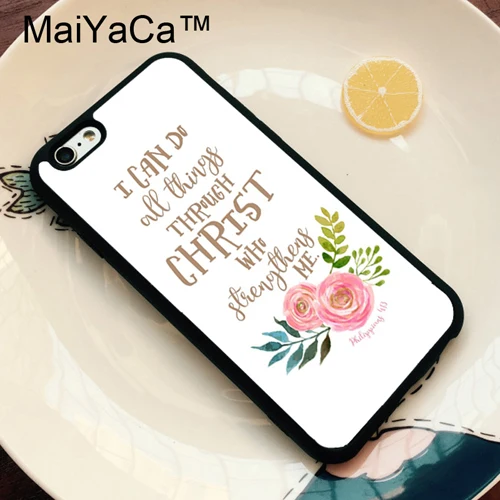 3513 Чехол из ТПУ MaiYaCa Bible Qutoes Verse Belief God Jesus для iPhone 11 Pro MAX X XR XS MAX 6 6s 7 8 Plus 5S - Цвет: 3513