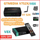 Gtmedia V7 S2X DVB-S2 приемное устройство Модернизированный gtmedia V7S HD с USB WI-FI Full HD H.265 GTmedia V8X встроенный WI-FI дополнительное по не включают в себя